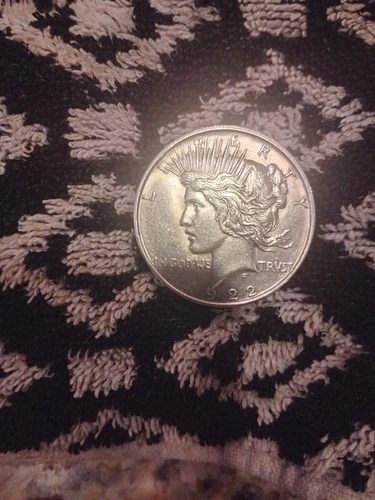 1922-D Denver Peace Silver Dollar $1 Brilliant Uncirculated BU+