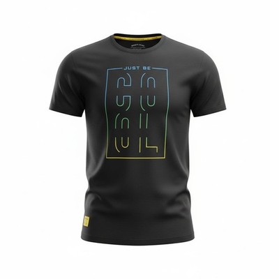 REDFIELD Kurzarm T-Shirt Gr. XXL/56 JUST BE COOL schwarz neon