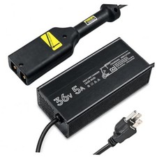 36V 5A Golf Cart Battery Charger with EZGO TXT, 36 Volt EZGO TXT D-Style Plug