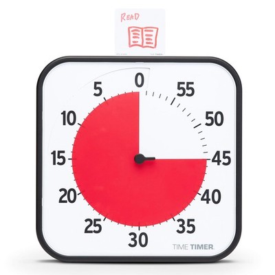 TIME TIMER 12 inch Visual Timer 60 Minute Kids Desk Countdown 12 Inch, Black 