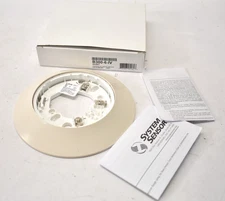 System Sensor B300-6-IV Ivory 6" Plug In Detector Base Low Profile Flange