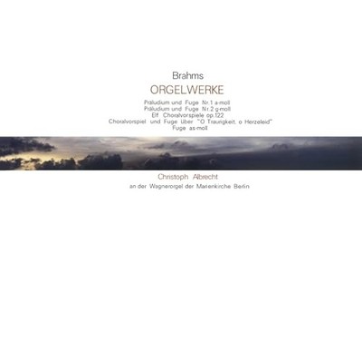 Christoph Albrecht 'Brahms: Organ Works' Limited Edition King Records Japan [CD]