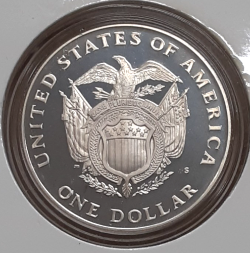 1994-S US Capitol Commemorative Proof Silver $1 in OGP with COA - Picture 4 of 6
