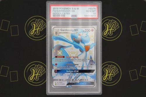 Gardevoir GX SV75/SV94 Hidden Fates Full Art Pokémon Card GEM MINT PSA 10