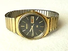 Vintage Seiko SQ 8223-7119 Gold Tone Men's Quartz Watch - Running