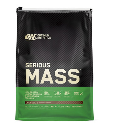 Optimum Nutrition Serious Mass, Chocolate, 16 Servings, Long EXP, No Import Fees