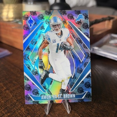Amon-Ra St. Brown 2024 Phoenix Teal Helmet /399 Lions (CBR)