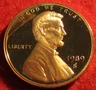 1989 S Proof Lincoln Memorial Cent/Penny - Toning/Hazing - Actual coin C497