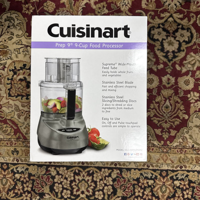 Cuisinart DLC-2009GMAMZ Prep 9 9-Cup Food Processor Gun Metal New in Box