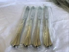 Reed And Barton Stainless 18/8 Flatware Japan “1800” (4) Dinner Knives NEW!#0149