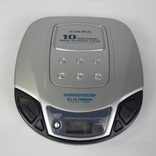 Audiovox CE110S Portable CD Player Tested Working Anti-Skip No Adapter