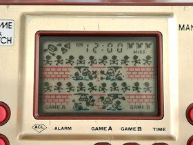 Nintendo MH-06 Manhole LSI Game and Watch Used Japan Vintage Retro