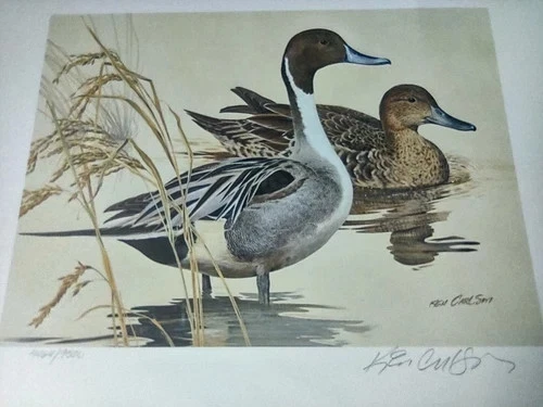 Collection of Texas duck prints with stamps 1981-2003 - Image 2 of 4