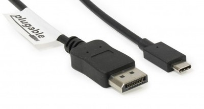 Plugable Technologies USBC-DP Videokabel Adapter USB Typ-C schwarz