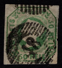Portugal SC# 3 Used / Shallow Right Thin / Angra do Heroísmo - S46125
