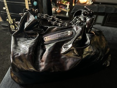 Thomas Wylde patent Leather Bag