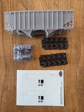 Lines West Products MILW 2-bay Rebuilt Hopper Kit 3D Printed