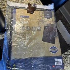 STANSPORT U-57- LIGHT DUTY REINFORCED RIP - STOP TARP  5ft x 7ft BROWN