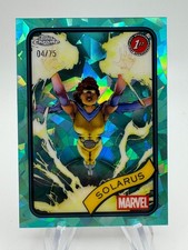 2025 Topps Chrome Sapphire Marvel SOLARUS 1st Aqua Refractor /75 #8 First