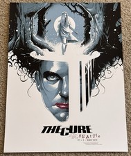 Luke Preece The Cure Poster Seattle 2023 Screen Art Print Rob Smith Goth Music