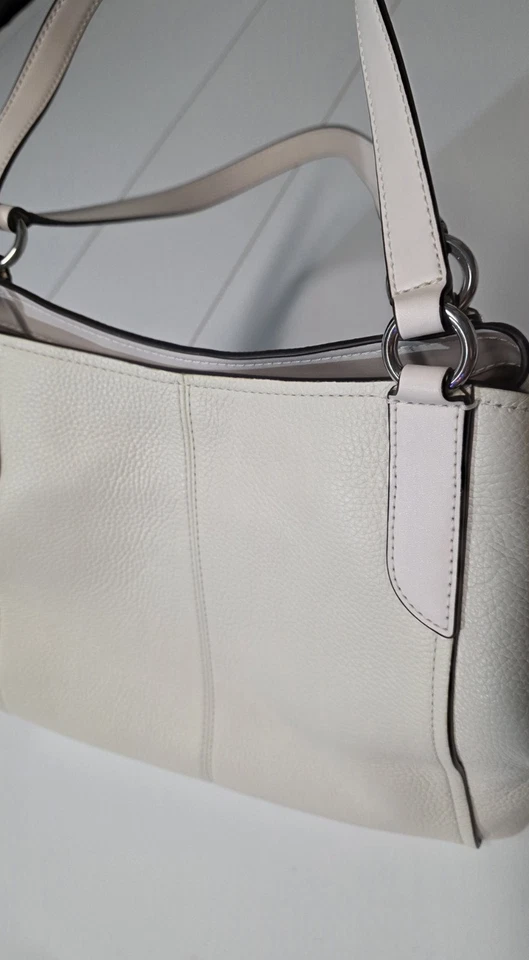 Bolso de Hombro Michael Kors Molly Blush Cuero Guijarro Nuevo con Etiquetas (Pequeño Defecto) Foto 4 de 4