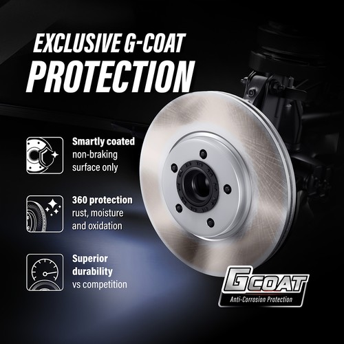 Transit Auto KGF-102744 Brake Disc and Pad Kit Front for F250 Truck Ford 2013 - Picture 3 of 10