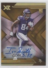 2019 Panini XR Rookies Gold Auto /10 Irv Smith Jr #132 Auto l3b