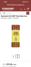 Bussmann 30A LPJ-30SP Time Delay Fuse