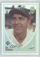 2002 Topps Super Teams Retrofractor 733/1955 Gil Hodges #16 HOF 9aj