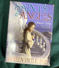 Saints & Angels Oracle Cards Doreen Virtue. 44 Card Deck & Guidebook