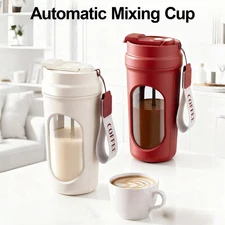 Portable Electric Self Mixing Cup USB Shaker Cups for Protein,Milk,Meal 450ML