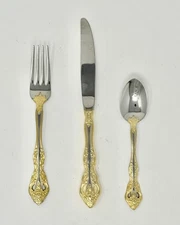 Oneida Golden Michelangelo 3 Piece Place Set