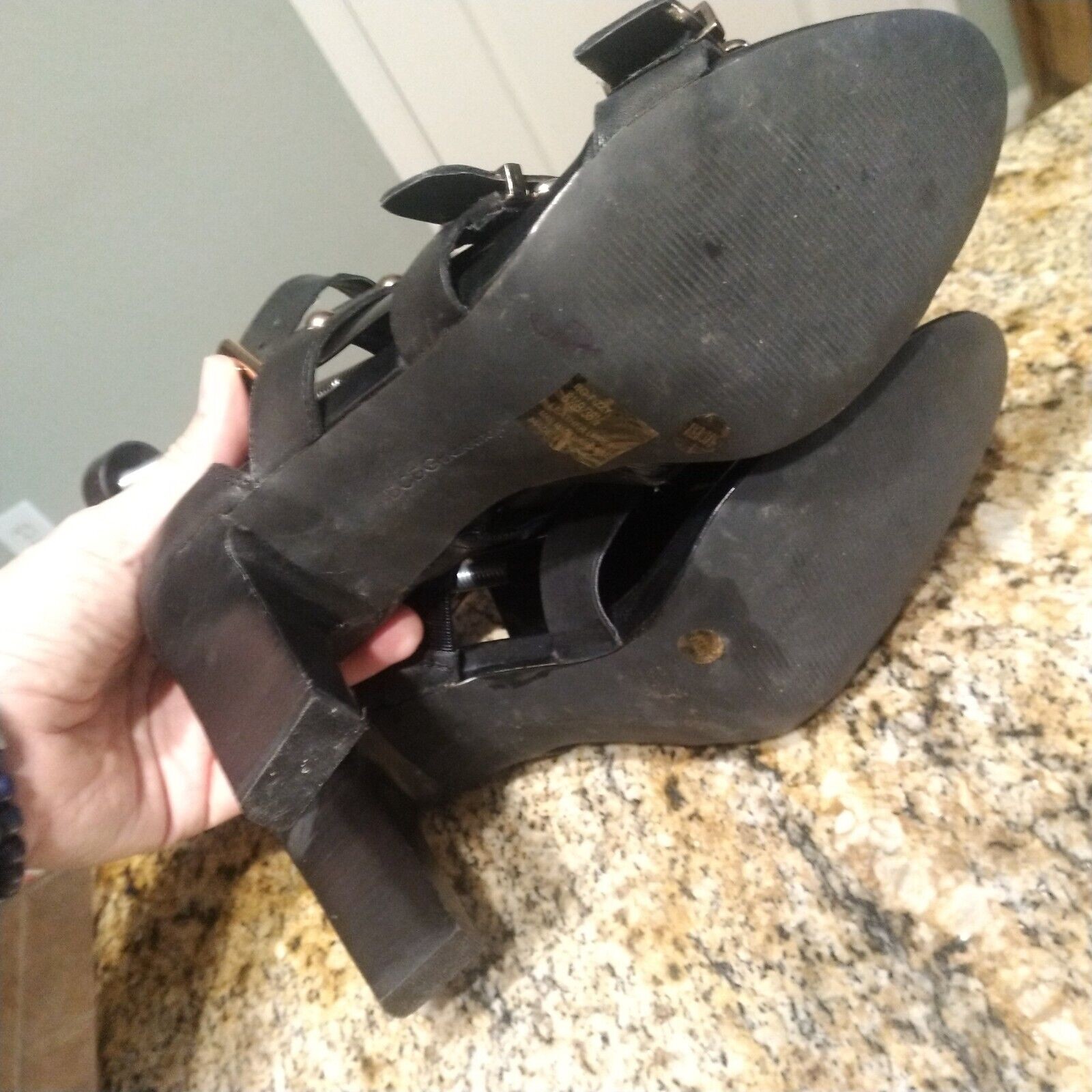 BCBGeneration Fizzy Strappy Gladiator Sandal Heel… - image 10