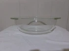 Vintage Pyrex 2 Quart 024 Clear Glass Casserole Bowl 2 Handles