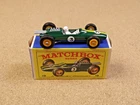 OLD VINTAGE LESNEY MATCHBOX # 19 LOTUS RACING CAR WITH DECALS ORIGINAL BOX