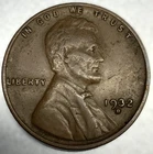 1932 D Lincoln Wheat Cent Penny VF Lower Mintage 1c US Coin -3709