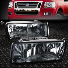 FOR 06-10 FORD EXPLORER SPORT TRAC SMOKED LENS BUMPER FOG LIGHT REPLACEMENT LAMP