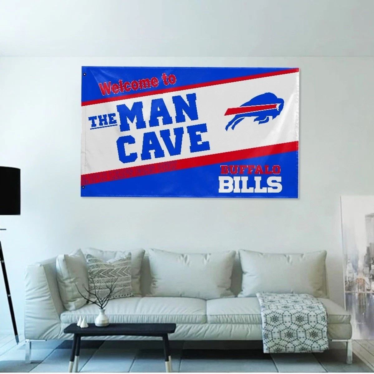 Buffalo Fans Football Team House Flag