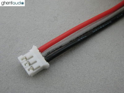 5pcs(30cm 1ft) JST PHR-3 UL Silicone Stranded Copper 24AWG cable/wire lead
