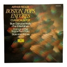 LP Arthur Fiedler - Boston Pops Encores Classical & Pop Vinyl Record