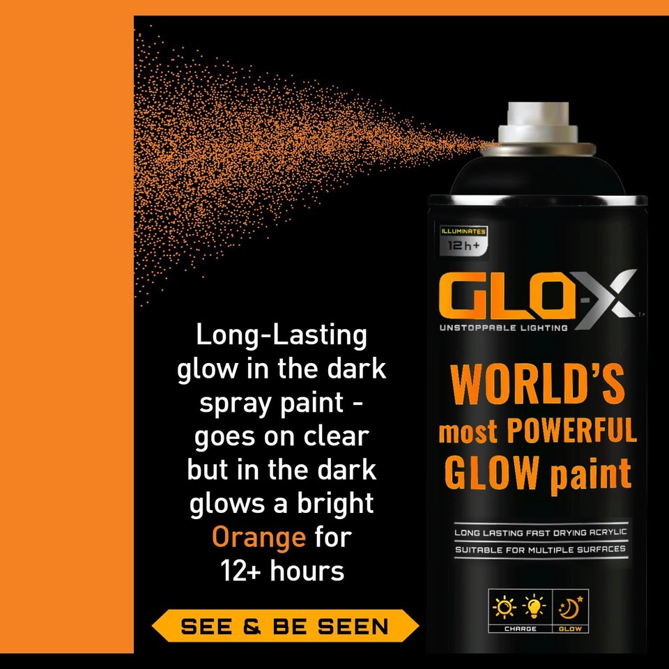 Glow In The Dark Spray Paint (10.6 oz Can) Spray Paint That Glows