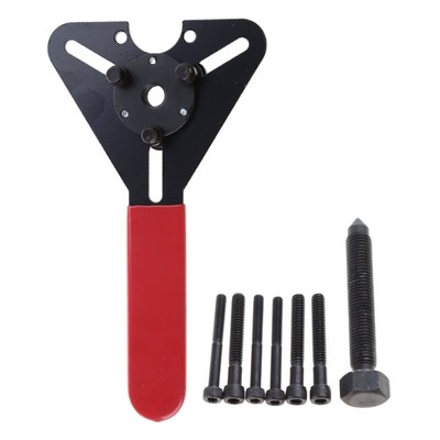 Practical Air Conditioner Clutch Holding Tool Repair Wrench Dual Purpose Set