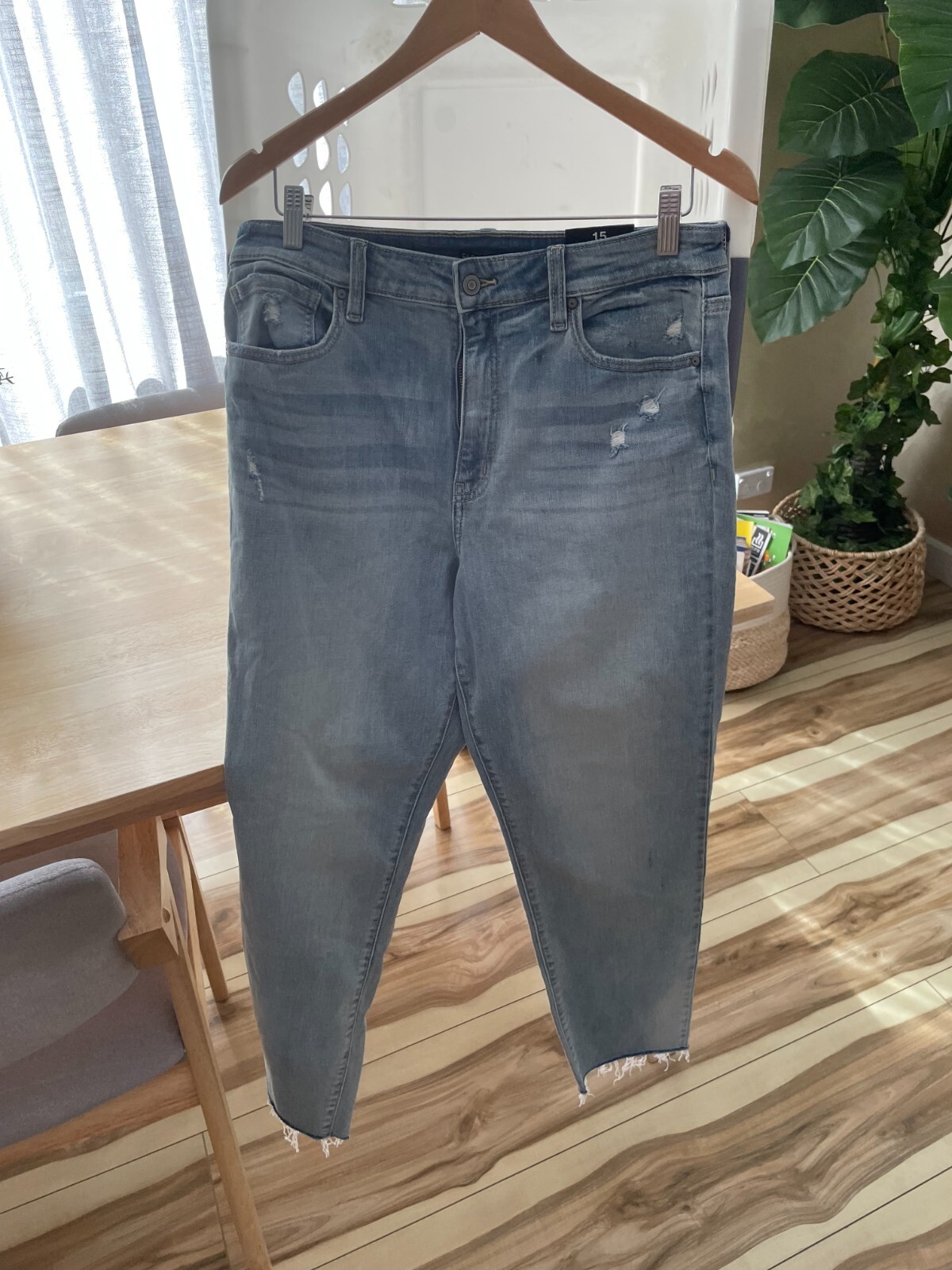 FasionNova Let's Chat Raw Hem Mum Jeans - Size 15 - 5+ items free AU post image 3