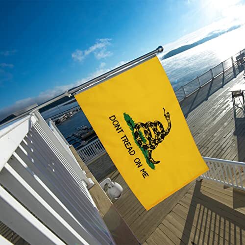 AZCOVER Gadsden Flagge – 7,6 X 12,7 Cm, Don't Tread On Me, Aus Strapazierfähigem Nylon, Mit Bestickter Schlange
