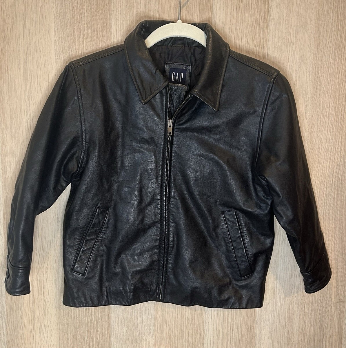 ジャケット・アウター 90s old gap leather bomber jacket fits L 90s old gap leather bomber jacket fits L