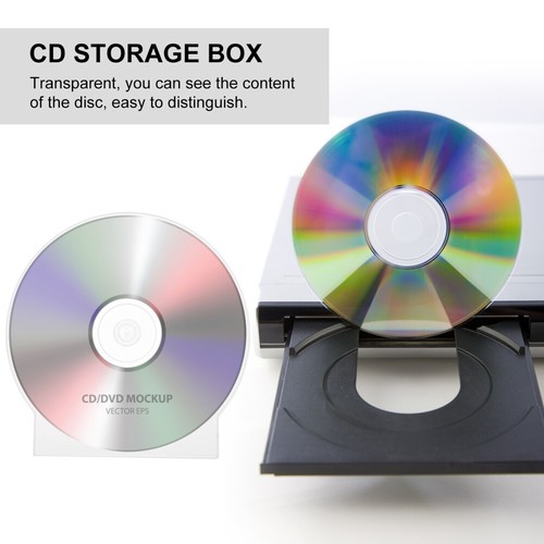 40 Pcs CD-Hülle Braut DVD Halter Für Auto Praktische Aufbewahrungskoffer - Afbeelding 9 van 12