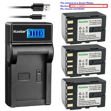 Kastar Battery LCD USB Charger for BN-V416  JVC GR-DVL500 GR-DVL505 GR-DVL507