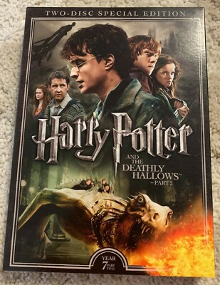 Harry Potter and the Deathly Hallows Part II 2 (2-Disc Special Edit, DVD) NEW A1