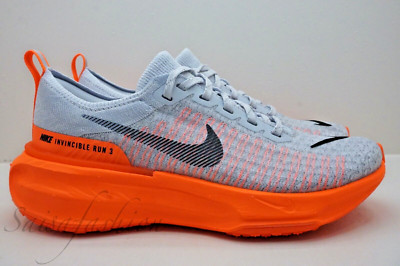 Nike Zoomx Invincible Run FK 3 Pure Platinum/Black-Cool Grey DR2615-008 Men Sz 7