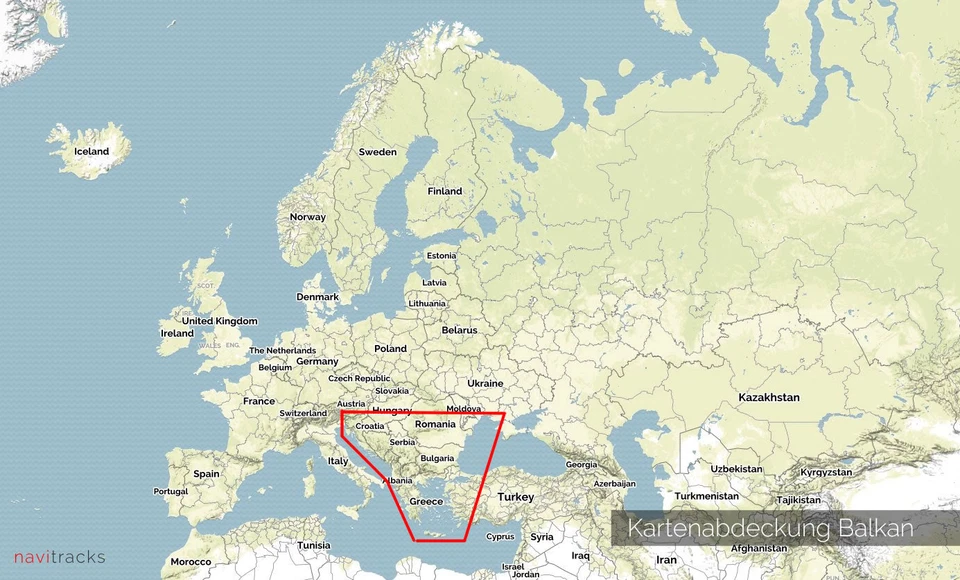 Balkan Topo Garmin Karte 8GB Karte für Navigationsgerät sowie PC & MAC - Bild 2 von 4